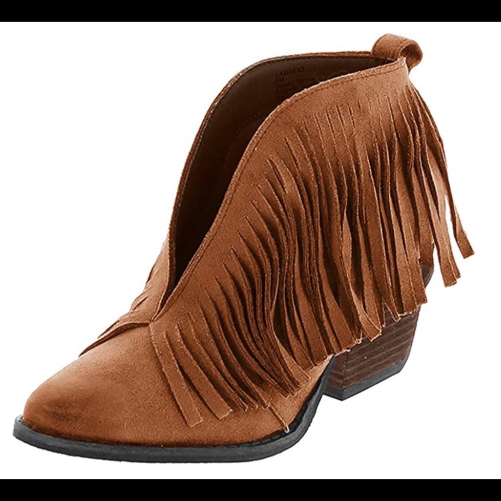 Coconuts Lambert Booties Saddle Color - image 1